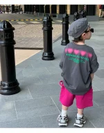 【90-160cm】男の子 半袖カートゥーンTシャツ 通気性 着脱ラクラク - 画像 (5)
