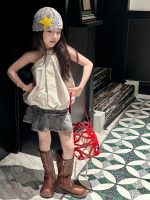 【90-150cm】トップスorスカート 女の子 ストライプ プリーツ - 画像 (6)