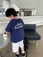 【90-160cm】 Tシャツ 男の子 半袖 シンプル 合わせやすい 着回し力抜群 - 画像 (5)