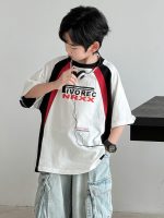 【120-170cm】Tシャツ ゆったり プリント カジュアル 男の子 半袖 - 画像 (6)