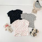 【73-130cm】Tシャツ ハート プリント かわいい - 画像 (2)