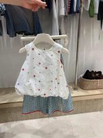 【90-140cm】トップスorパンツ 女の子 チェック柄 ノースリープ - 画像 (6)
