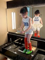【90-150cm】セットアップ 女の子 プリーツ ノースリープ スポーツ - 画像 (2)