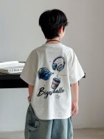 【90-160cm】Tシャツ カジュアル ファッション プリント 半袖 - 画像 (5)