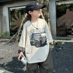 【90-160cm】Tシャツ カジュアル かっこいい 男の子 夏新作