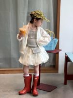 【90-150cm】ベストorアウター+スカート 女の子 UVカット 無地 - 画像 (5)