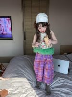 【90-150cm】パンツ 女の子 チェック柄 ワイドレッグ おしゃれ