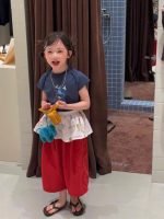 【90-150cm】半袖Tシャツorスカートorパンツ 女の子 カートゥーン カジュアル - 画像 (2)