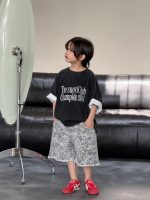 【100-150cm】ショートパンツ ヒョウ柄 ゆったり 合わせやすい 夏新作 - 画像 (3)