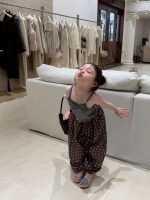 【90-150cm】ベストorキャミソールorパンツ 女の子 透かし レトロ - 画像 (8)