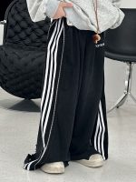 【100-160cm】ズボン ファスナー 切り替え カジュアル ゆったり パンツ - 画像 (5)