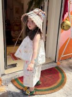 【90-140cm】セットアップ 女の子 ノースリープ ワイドレッグ - 画像 (3)
