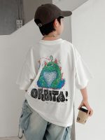 【90-160cm】Tシャツ プリント 男の子 半袖 ラウンドネック
