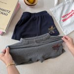 【80-130cm】ショートパンツ 女の子 英字 プリント シンプル - 画像 (5)