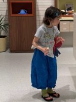 【90-150cm】半袖Tシャツorパンツ 女の子 カートゥーン 韓国風 - 画像 (5)
