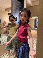 【90-150cm】ベストorパンツ 女の子 チェック柄 かわいい - 画像 (3)