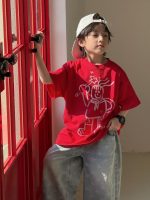 【90-160cm】Tシャツ 男の子 夏 カジュアル 半袖 ラウンドネック - 画像 (3)