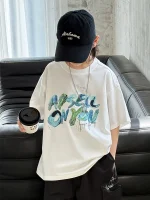 【90-160cm】 Tシャツ 男の子 半袖 ファッション かっこいい 着回し力抜群 - 画像 (2)