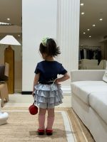 【90-140cm】半袖Ｔシャツorスカート 女の子 リボン付き スウィート - 画像 (8)