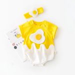 【66-90cm】ロンパース ベビー カートゥーン たまご - 画像 (2)