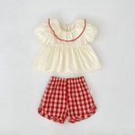 【73-110cm】セットアップor帽子 ベビー チェック柄 通園・お出かけに - 画像 (11)