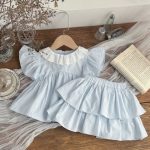 【73-100cm】セットアップ ベビー スウィート フリル - 画像 (2)