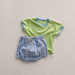 【73-100cm】セットアップ ベビーカラフル カジュアル - 画像 (6)
