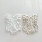 【66-90cm】ロンパース ノースリーブ フラワー - 画像 (17)