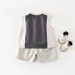【73-120cm】セットアップ クマ＆ドッグ柄 カジュアル - 画像 (4)
