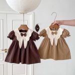 【73-110cm】ワンピース レトロ プリンセス