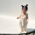 【80-130cm】サロペット ドットorシンプル 可愛い - 画像 (8)