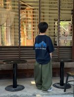 【90-160cm】Tシャツ スポーツ風 カジュアル プリント 男の子 - 画像 (3)