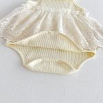 【66-90cm】ロンパース ベビー レース キャミソール - 画像 (12)