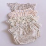 【73-100cm】セット リボン キャミソール&花柄ふんわりスカートパンツ - 画像 (7)