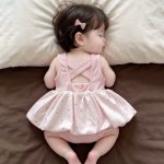 【66-90cm】ロンパース ふわふわ ピンク 可愛い - 画像 (3)