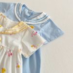 【73-120cm】ワンピース ベビー アヒル柄 セーラー - 画像 (13)