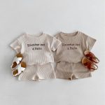 【66-100cm】セットアップ Emmene ワッフル