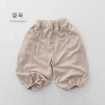 【80-130cm】パンツ ボトムス ベビー 韓国風 シンプル - 画像 (13)