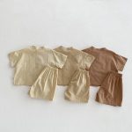 【80-120cm】セットアップ パステルカラー チェック - 画像 (10)