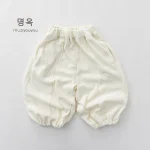 【80-130cm】パンツ ボトムス ベビー 韓国風 シンプル - 画像 (11)
