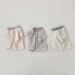 【73-100cm】半袖Tシャツ 男の子 カジュアル ボーダー柄 クルーネック