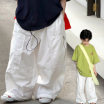【100-170cm】パンツ 男の子 無地 ゆったり 通気性拔群