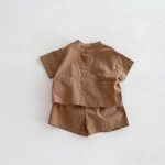 【80-120cm】セットアップ パステルカラー チェック - 画像 (6)