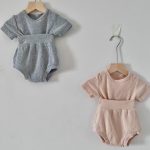 【66-100cm】セットアップ 可愛い リブ サマー - 画像 (17)