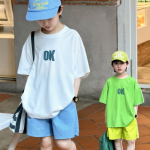 【90-160cm】半袖Tシャツ 男の子 プリント シンプル 合わせやすい