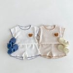 【66-100cm】セットアップ クマ 刺繡 柔らかい - 画像 (5)
