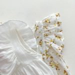 【66-90cm】ロンパース ノースリーブ フラワー - 画像 (15)