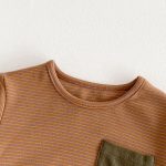 【66-100cm】ロンパースORサロペットORTシャツ カジュアル ボーダー - 画像 (18)