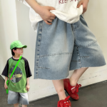 【100-170cm】ショートパンツ 男の子 デニム 軽量 カジュアル