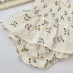 【66-90cm】プリンセスフラワーロンパース＆帽子 - 画像 (11)